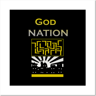 GOD NATION Posters and Art